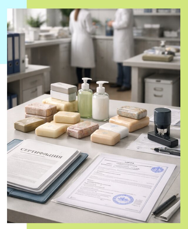 Сертификация мыла и сертификат на мыло в Печоре от 12218 | Алешин-Пчр