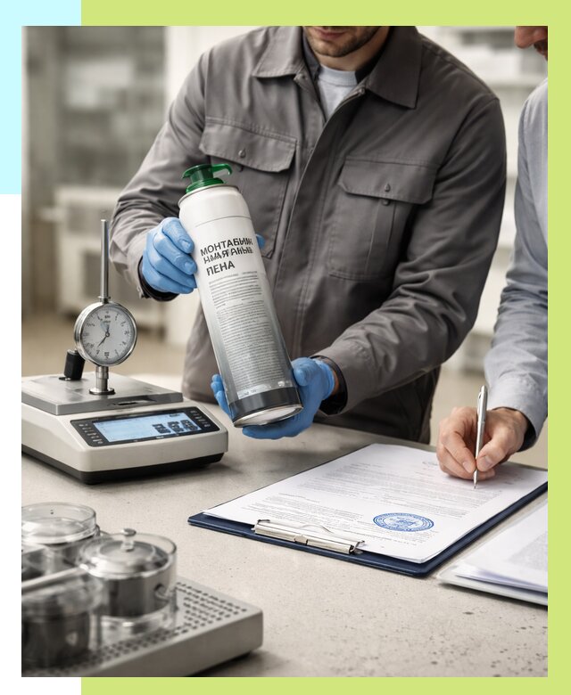 Сертификация монтажной пены в Печоре от 15273 р. | Алешин-Пчр