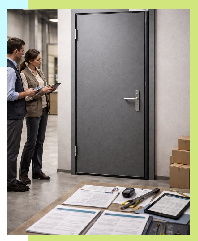 Сертификация противопожарных дверей в Печоре от 9164 р. | Алешин-Пчр