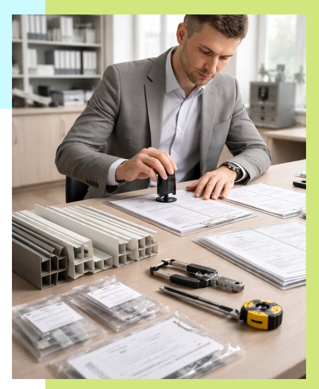 Сертификация ПВХ продукции в Печоре от 8655 р., Алешин-Пчр