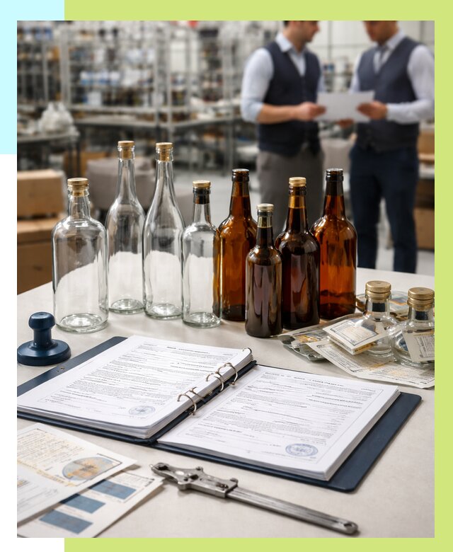 Сертификация стеклянных бутылок в Печоре от 25455 р. | Алешин-Пчр