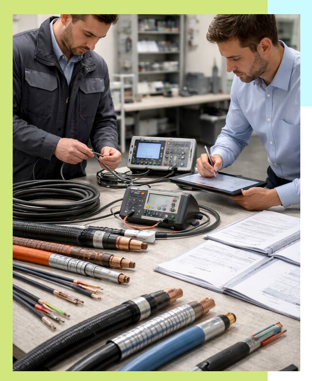 Сертификация кабеля и электропроводки в Печоре под ключ