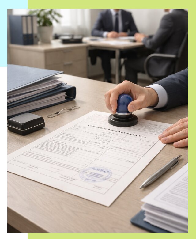 Сертификат происхождения СТ 1 в Печоре от 4582 р. | Алешин-Пчр