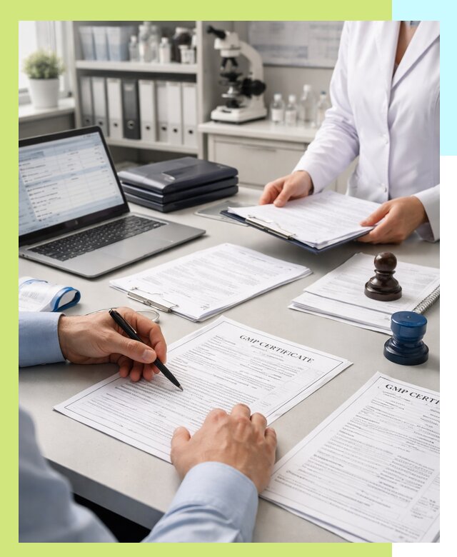 Оформление сертификата GMP в Печоре для фармпроизводства