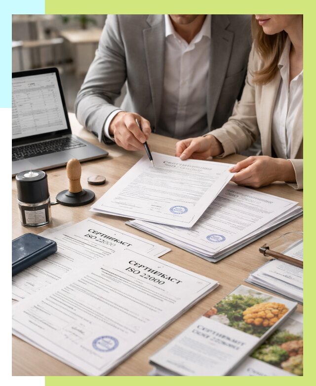 Сертификат ISO 22000 в Печоре от 40728 р. под ключ | Алешин-Пчр