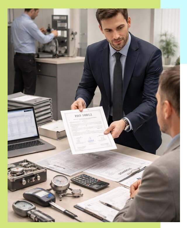 Выдача сертификата ISO 10012 по требованиям метрологии в Печоре